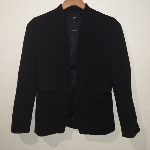 J.CREW 365 Black Going Out Twill Blazer - Picture 8 of 9